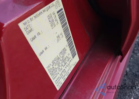 2013 Nissan Altima 2.5 S z USA, uszkodzony, nr VIN 1N4AL3AP9DN541295